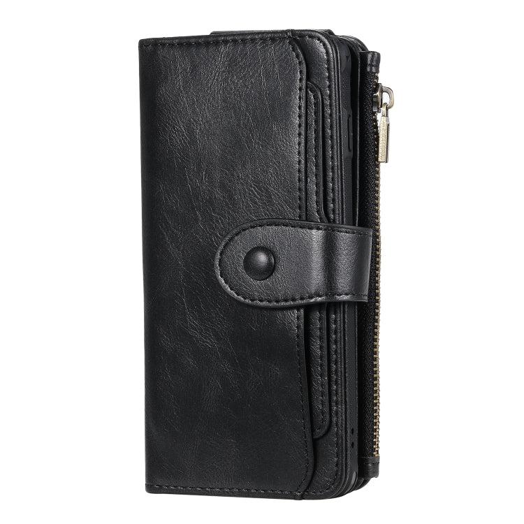 For Galaxy S10 Multifunctional Retro Detachable Magnetic Horizontal Flip Leather Case with Card Slots & Holder & Wallet & Photo Frame