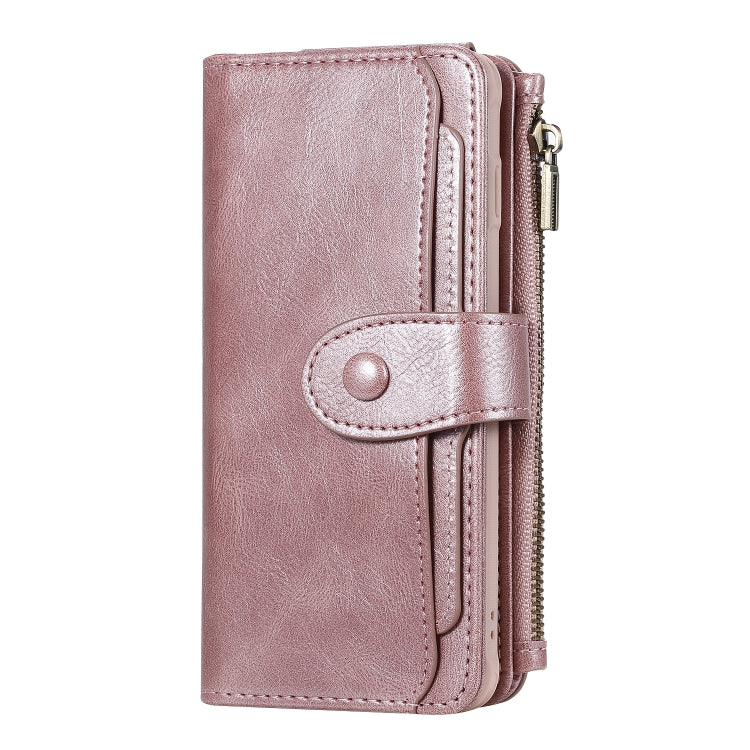 For Galaxy S10 Multifunctional Retro Detachable Magnetic Horizontal Flip Leather Case with Card Slots & Holder & Wallet & Photo Frame