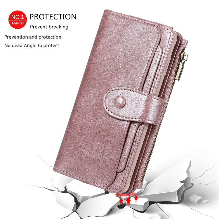 For Galaxy S10 Multifunctional Retro Detachable Magnetic Horizontal Flip Leather Case with Card Slots & Holder & Wallet & Photo Frame