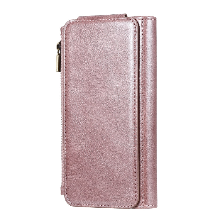 For Galaxy S10 Multifunctional Retro Detachable Magnetic Horizontal Flip Leather Case with Card Slots & Holder & Wallet & Photo Frame
