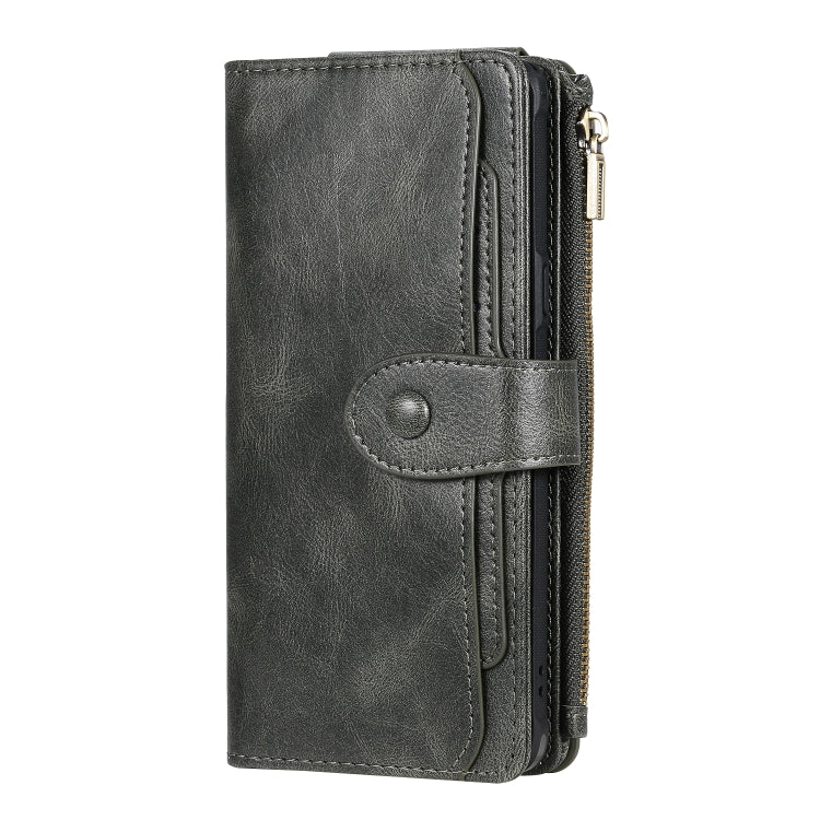 For Galaxy S10 5G Multifunctional Retro Detachable Magnetic Horizontal Flip Leather Case with Card Slots & Holder & Wallet & Photo Frame