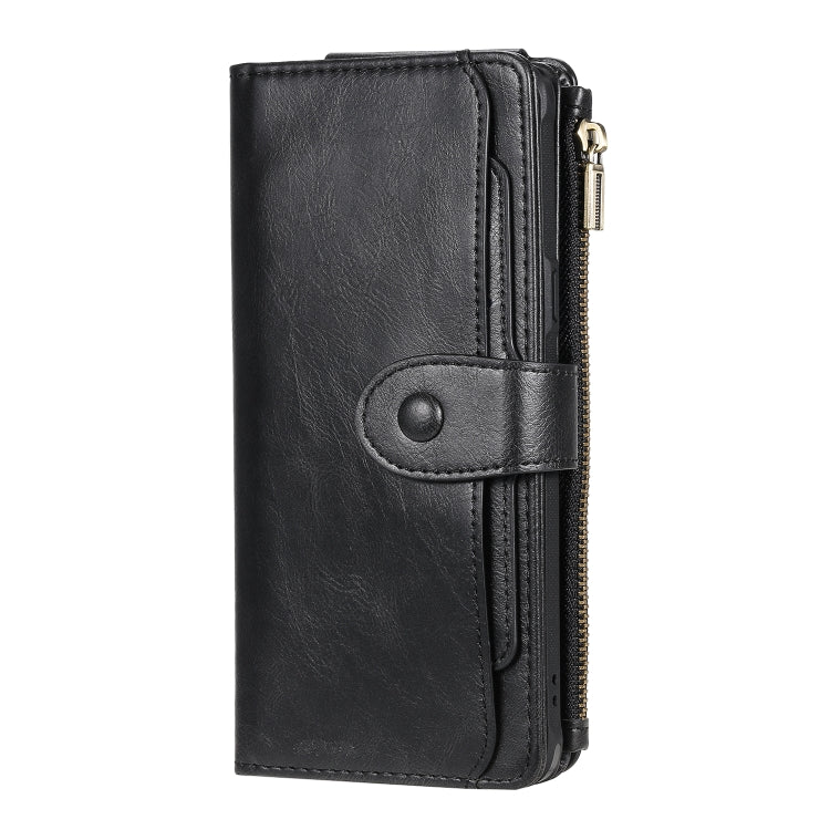 For Galaxy S10 5G Multifunctional Retro Detachable Magnetic Horizontal Flip Leather Case with Card Slots & Holder & Wallet & Photo Frame