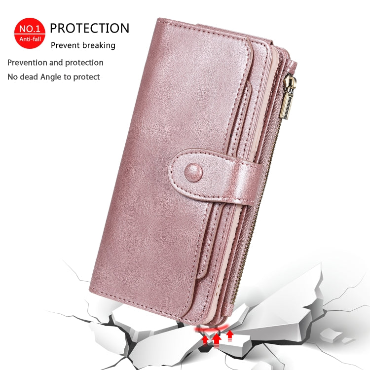 For Galaxy S10 5G Multifunctional Retro Detachable Magnetic Horizontal Flip Leather Case with Card Slots & Holder & Wallet & Photo Frame