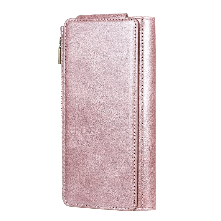 For Galaxy S10 5G Multifunctional Retro Detachable Magnetic Horizontal Flip Leather Case with Card Slots & Holder & Wallet & Photo Frame