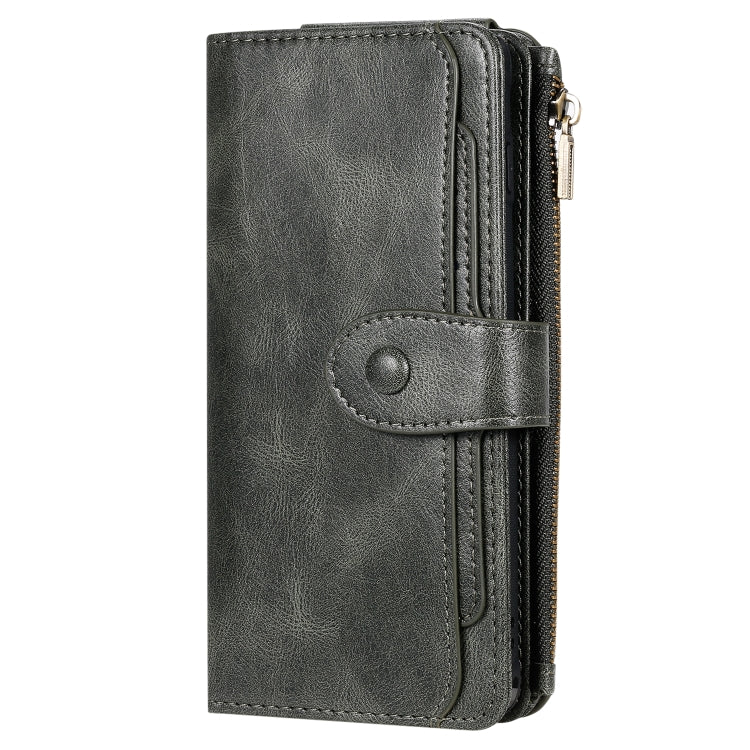 For Galaxy S10+ Multifunctional Retro Detachable Magnetic Horizontal Flip Leather Case with Card Slots & Holder & Wallet & Photo Frame