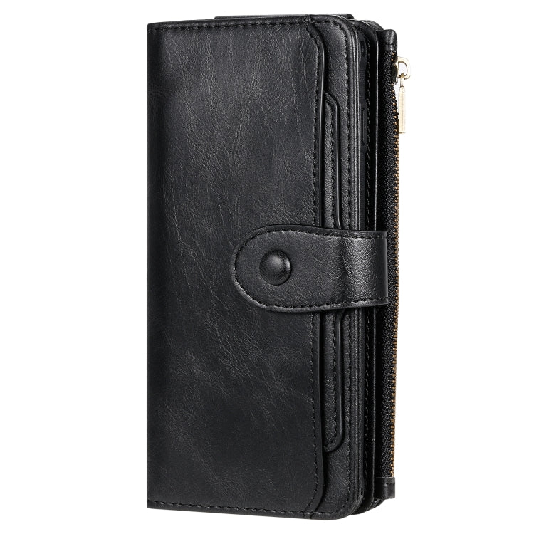 For Galaxy S10+ Multifunctional Retro Detachable Magnetic Horizontal Flip Leather Case with Card Slots & Holder & Wallet & Photo Frame