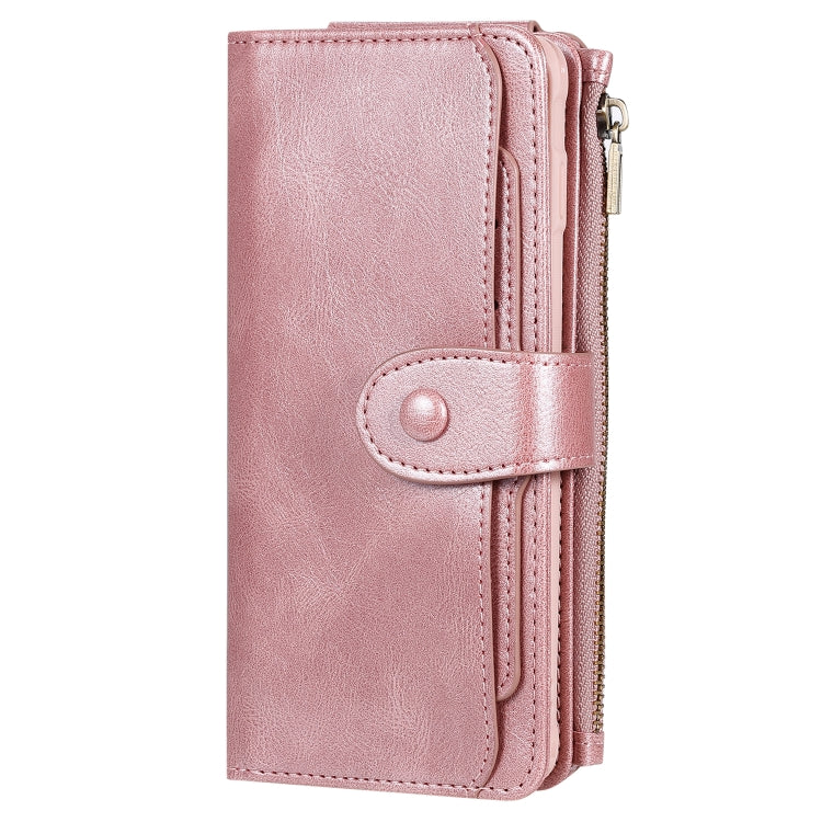 For Galaxy S10+ Multifunctional Retro Detachable Magnetic Horizontal Flip Leather Case with Card Slots & Holder & Wallet & Photo Frame