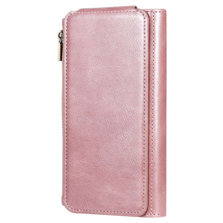 For Galaxy S10+ Multifunctional Retro Detachable Magnetic Horizontal Flip Leather Case with Card Slots & Holder & Wallet & Photo Frame