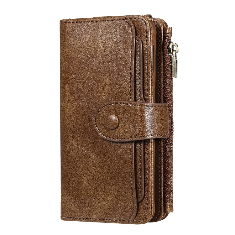 For Galaxy S10e Multifunctional Retro Detachable Magnetic Horizontal Flip Leather Case with Card Slots & Holder & Wallet & Photo Frame