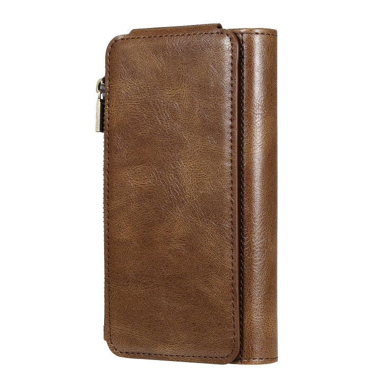 For Galaxy S10e Multifunctional Retro Detachable Magnetic Horizontal Flip Leather Case with Card Slots & Holder & Wallet & Photo Frame