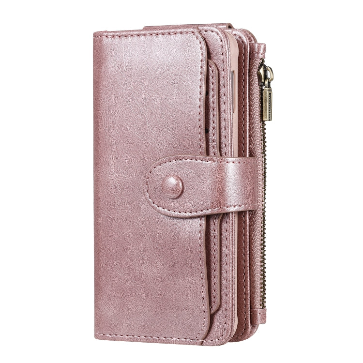 For Galaxy S10e Multifunctional Retro Detachable Magnetic Horizontal Flip Leather Case with Card Slots & Holder & Wallet & Photo Frame