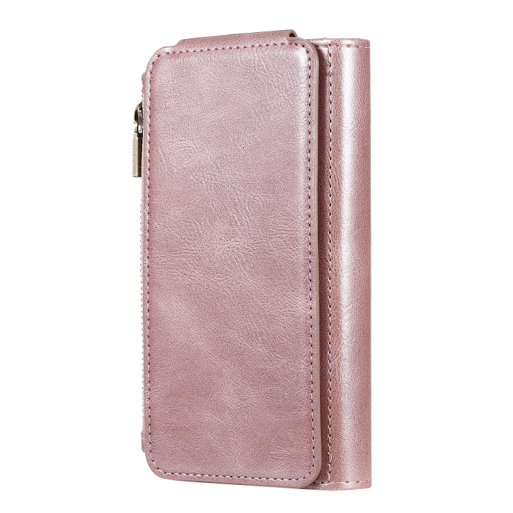For Galaxy S10e Multifunctional Retro Detachable Magnetic Horizontal Flip Leather Case with Card Slots & Holder & Wallet & Photo Frame