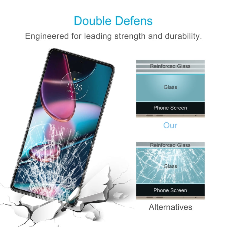 For Motorola Moto X40 10 PCS 0.26mm 9H 2.5D Tempered Glass Film