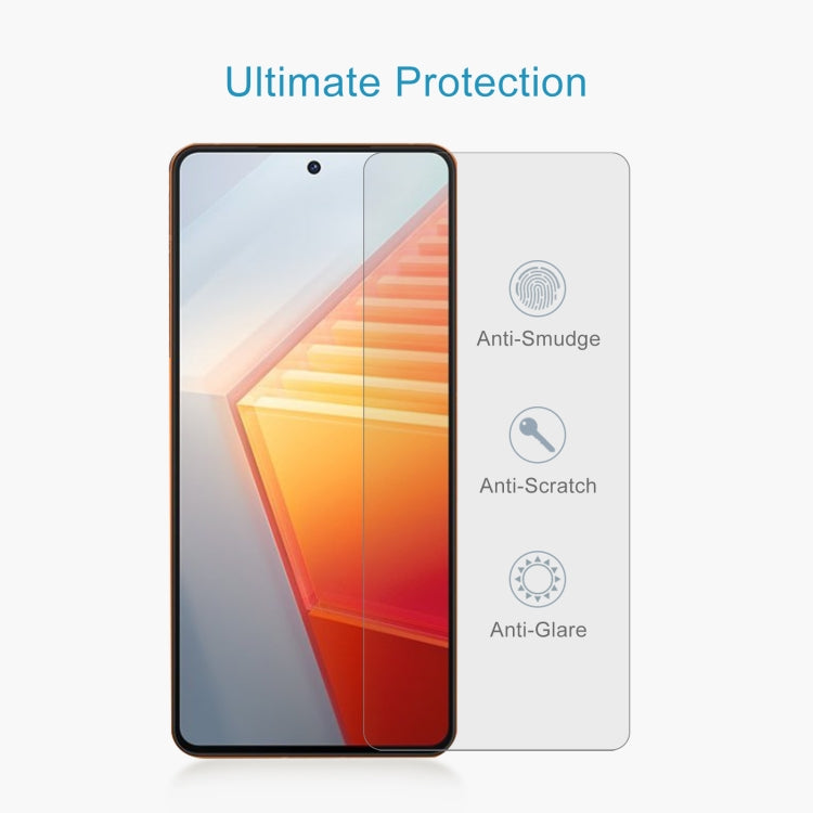 For vivo iQOO 11 / iQOO 11 Pro 50 PCS 0.26mm 9H 2.5D Tempered Glass Film