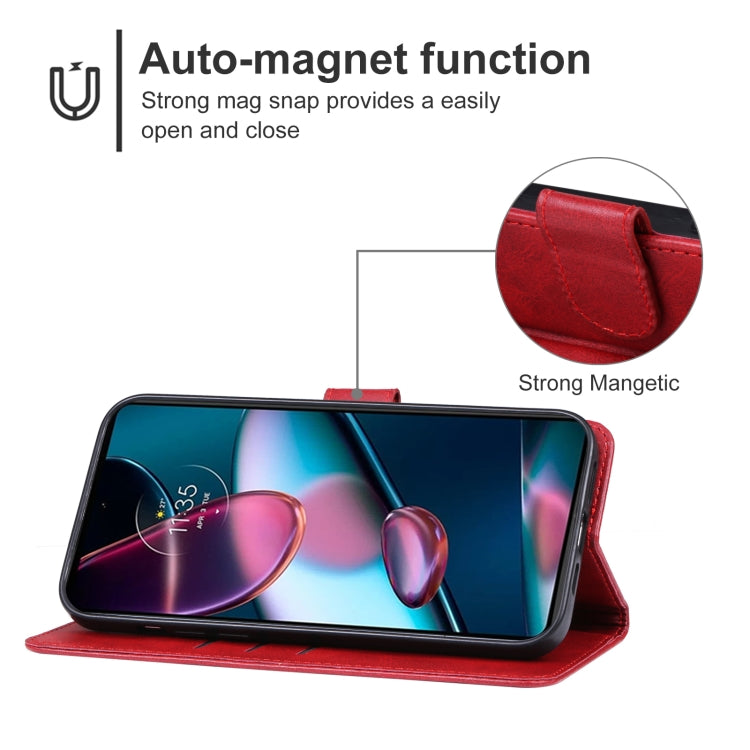For Motorola Moto X40 Leather Phone Case