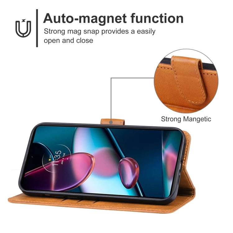 For Motorola Moto X40 Leather Phone Case