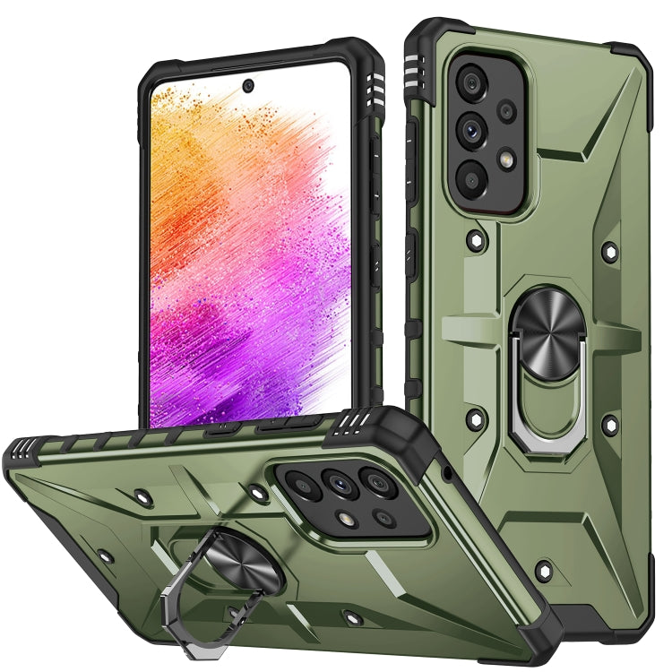 For Samsung Galaxy A73 5G Ring Holder Phone Case