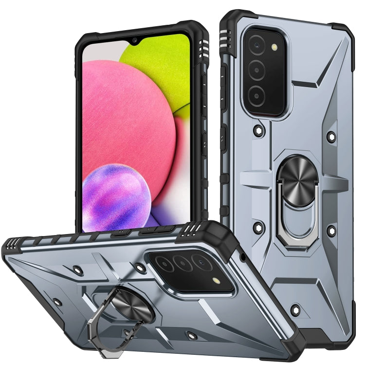 For Samsung Galaxy A03s 165.8mm US Ring Holder Phone Case