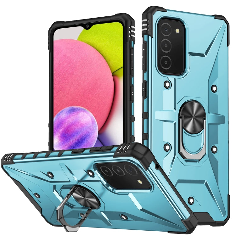 For Samsung Galaxy A03s 165.8mm US Ring Holder Phone Case