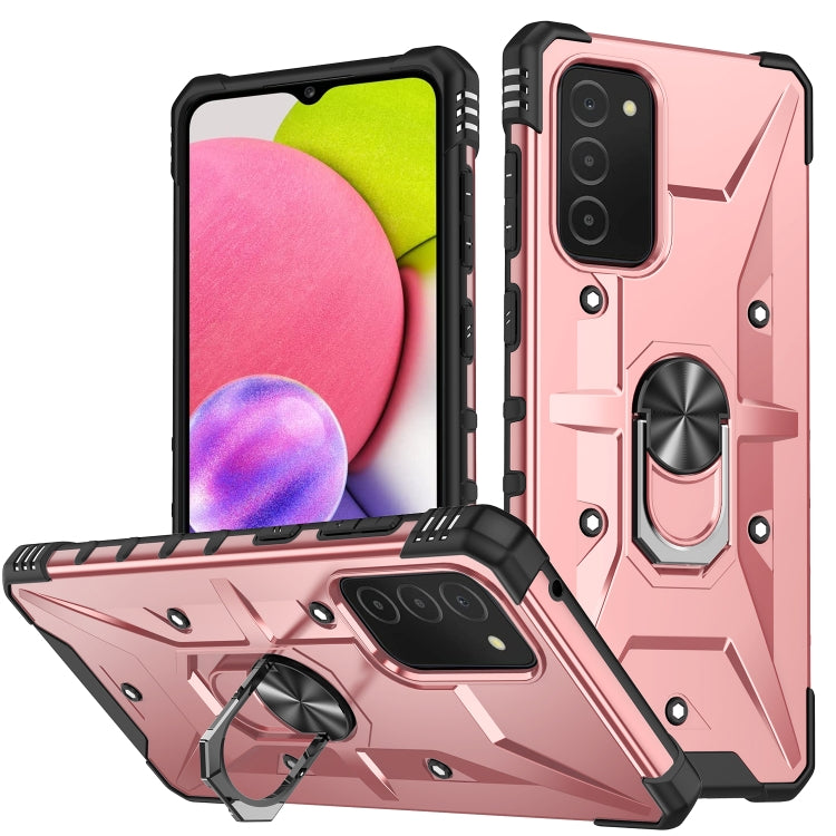 For Samsung Galaxy A03s 165.8mm US Ring Holder Phone Case