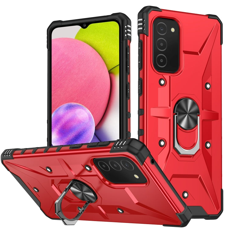 For Samsung Galaxy A03s 165.8mm US Ring Holder Phone Case
