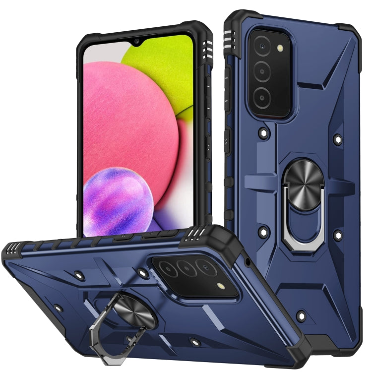 For Samsung Galaxy A03s 165.8mm US Ring Holder Phone Case