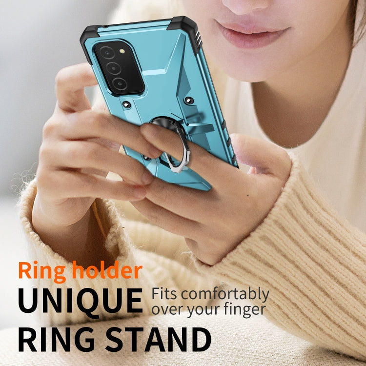 For Samsung Galaxy A03s 165.8mm US Ring Holder Phone Case