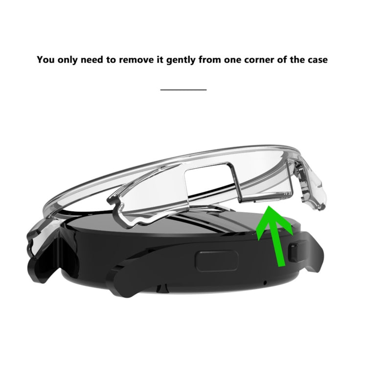 For Samsung Galaxy Watch 5 40mm Half-cover PC Watch Case with Scale