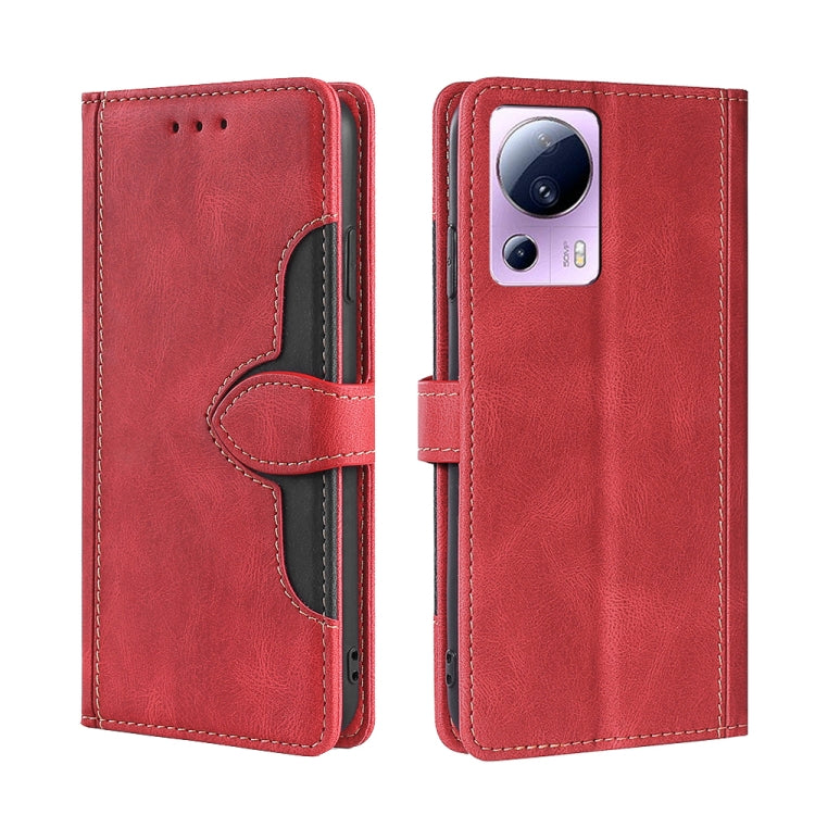 For Xiaomi Civi 2 5G Skin Feel Magnetic Buckle Leather Phone Case
