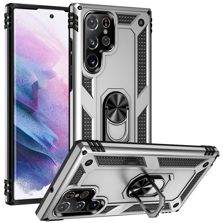 For Samsung Galaxy S23 Ultra 5G Shockproof TPU + PC Phone Case