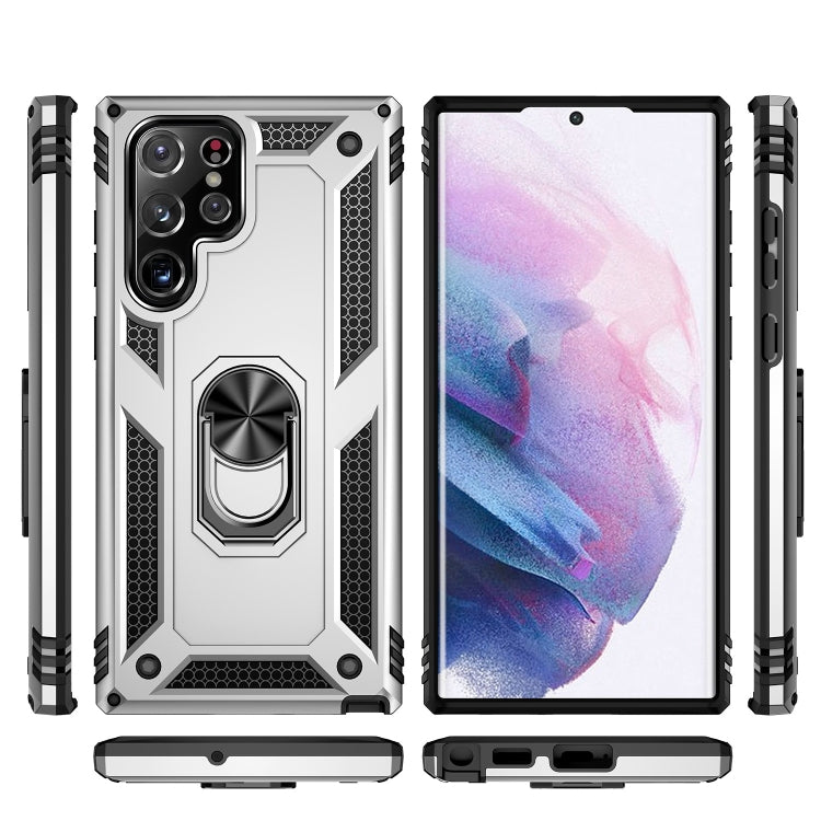 For Samsung Galaxy S23 Ultra 5G Shockproof TPU + PC Phone Case