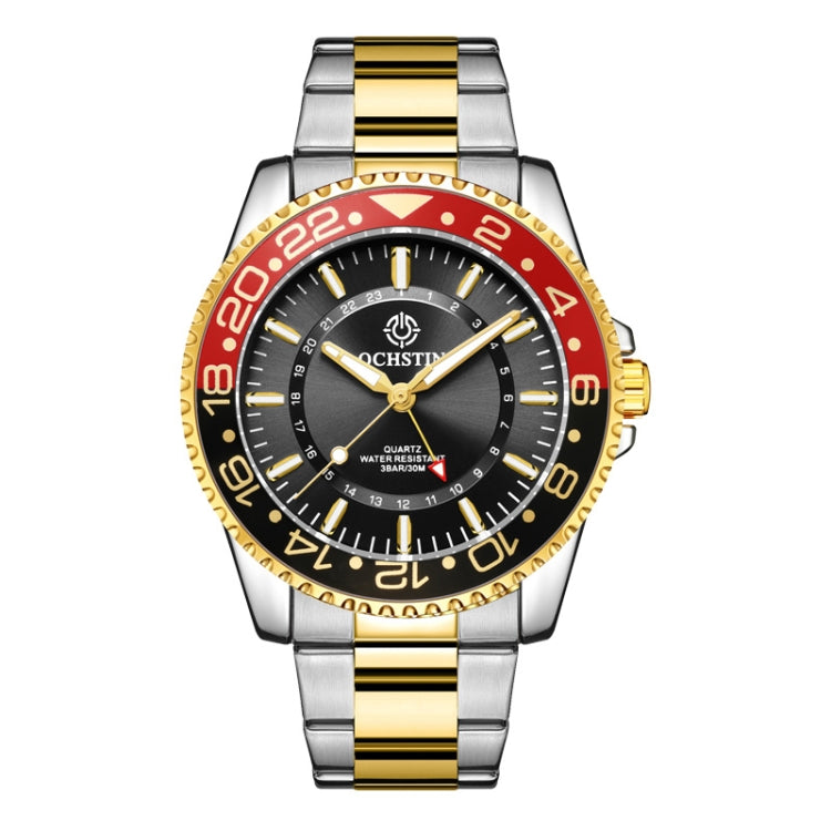 Ochstin 5019B Multifunctional Waterproof Stainless Steel Strap Quartz Watch