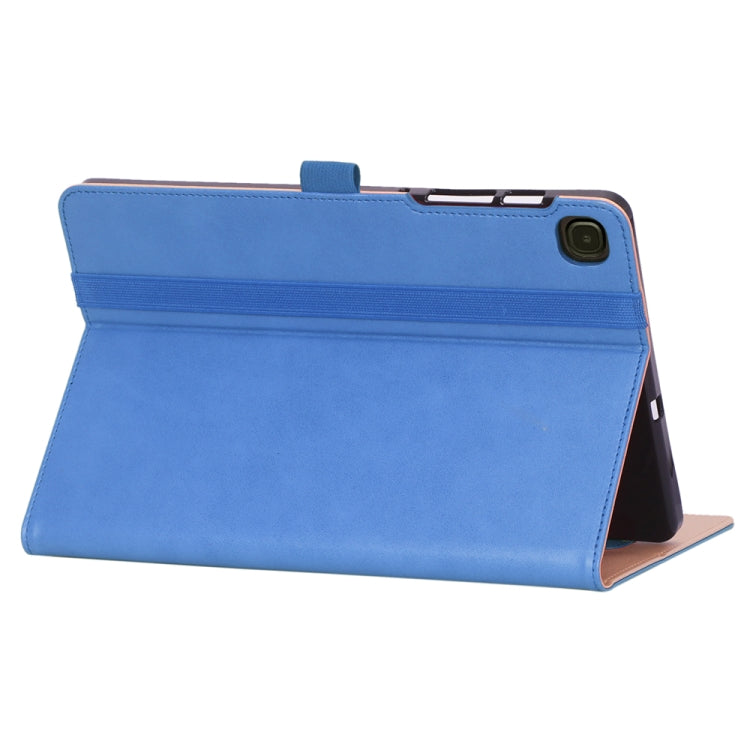 For Galaxy Tab S6 Lite P610 / P615 Retro Texture PU + TPU Horizontal Flip Leather Case with Holder & Card Slots & Hand Strap