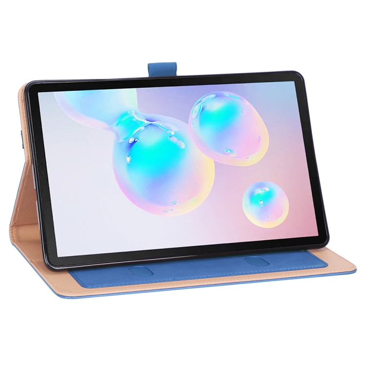 For Galaxy Tab S6 Lite P610 / P615 Retro Texture PU + TPU Horizontal Flip Leather Case with Holder & Card Slots & Hand Strap