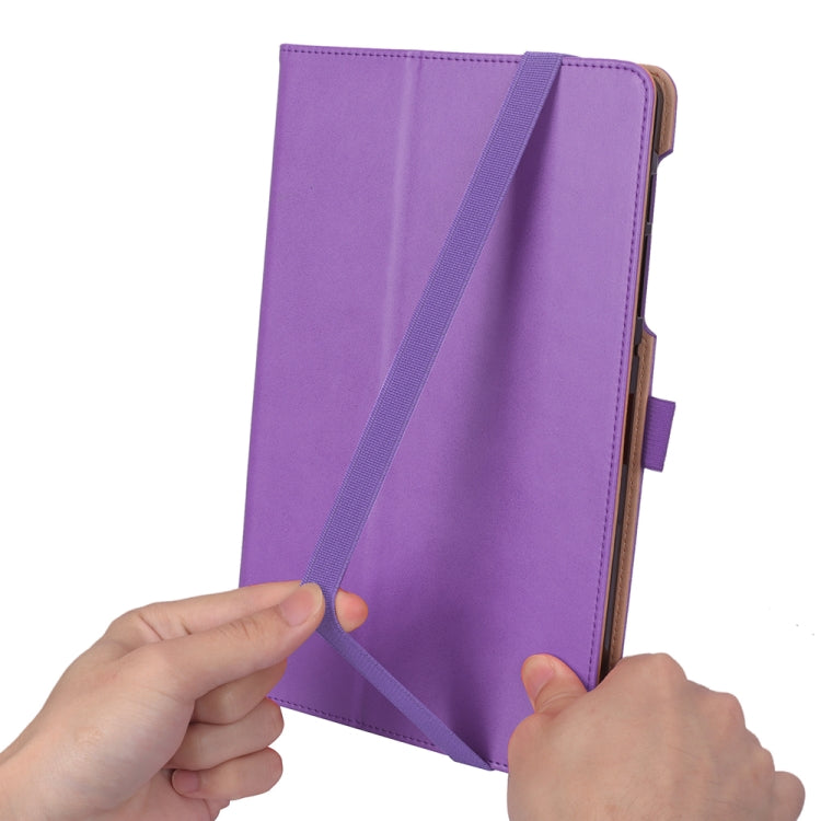 For Galaxy Tab S6 Lite P610 / P615 Retro Texture PU + TPU Horizontal Flip Leather Case with Holder & Card Slots & Hand Strap