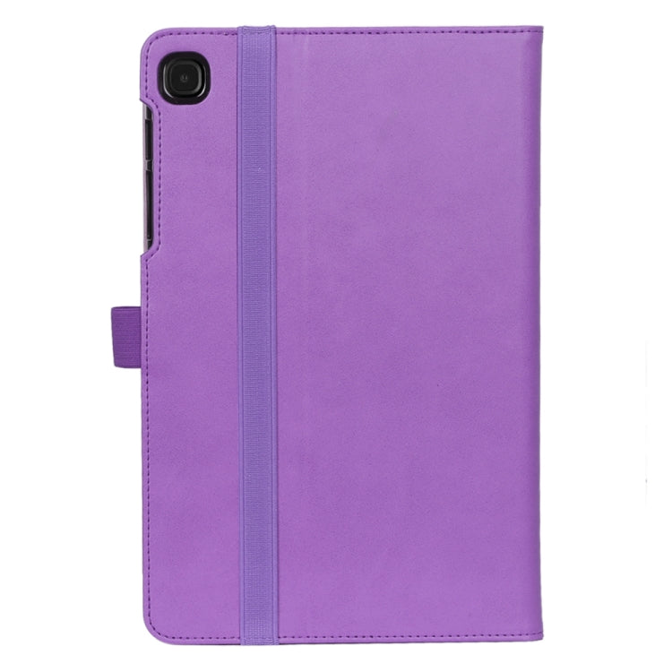 For Galaxy Tab S6 Lite P610 / P615 Retro Texture PU + TPU Horizontal Flip Leather Case with Holder & Card Slots & Hand Strap