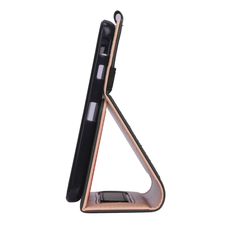 For Lenovo M8 Retro Texture PU + TPU Horizontal Flip Leather Case with Holder & Card Slots & Hand Strap
