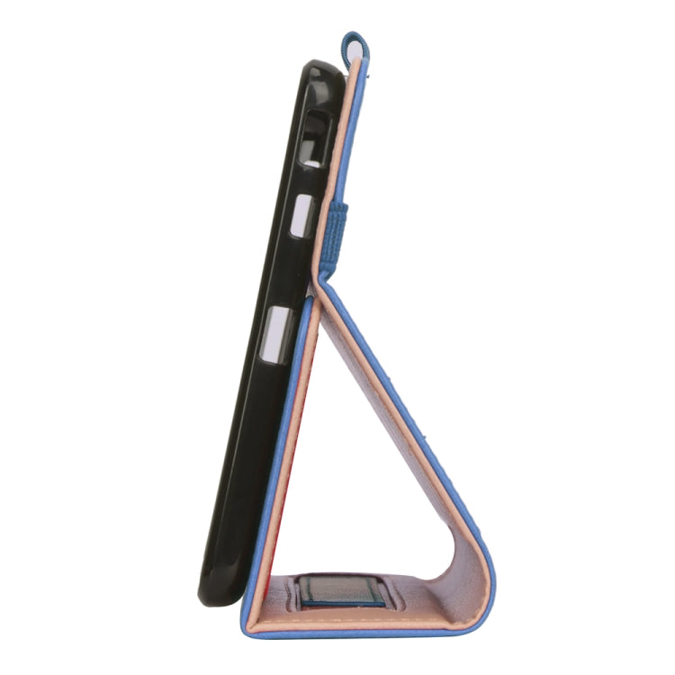 For Lenovo M8 Retro Texture PU + TPU Horizontal Flip Leather Case with Holder & Card Slots & Hand Strap
