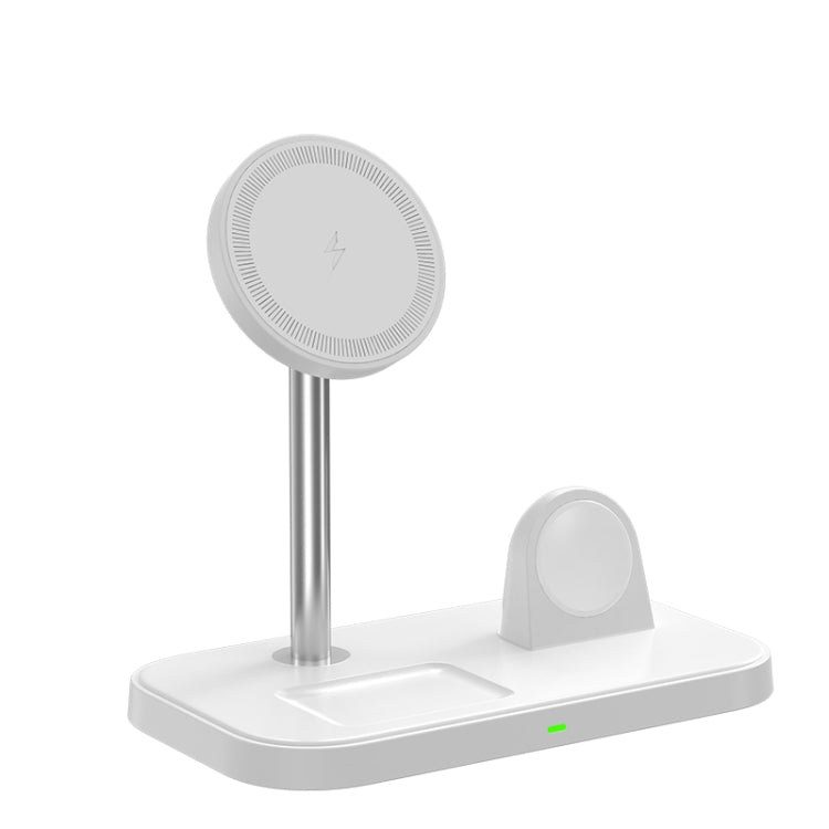 WA22 3 in 1 Magnetic Wireless Charger Phone Holder for iPhone 12 / 13 / 14 / 15 Series Phones & AirPods