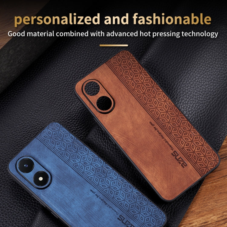 For vivo Y02s 4G / Y16 4G AZNS 3D Embossed Skin Feel Phone Case
