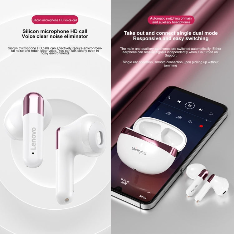 Lenovo LP11 TWS HiFi Sound Wireless Bluetooth Earphone with HD Mic(Black)