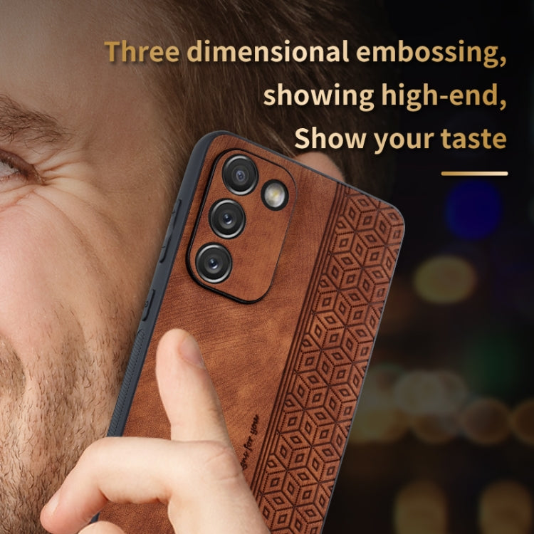 For Samsung Galaxy S20 FE / S20 Lite AZNS 3D Embossed Skin Feel Phone Case