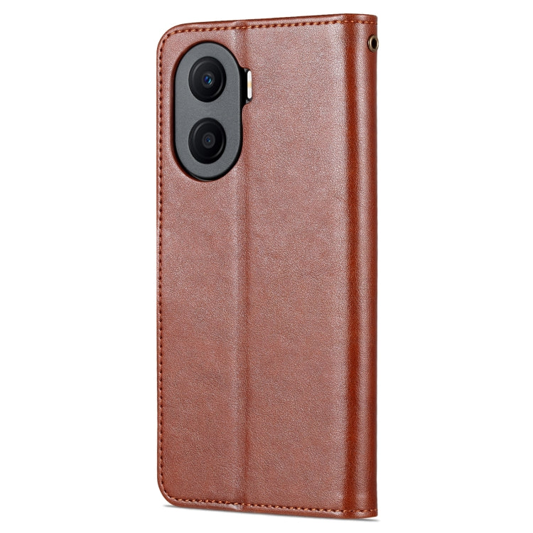 For Honor Play 40 Plus AZNS Sheepskin Texture Flip Leather Phone Case