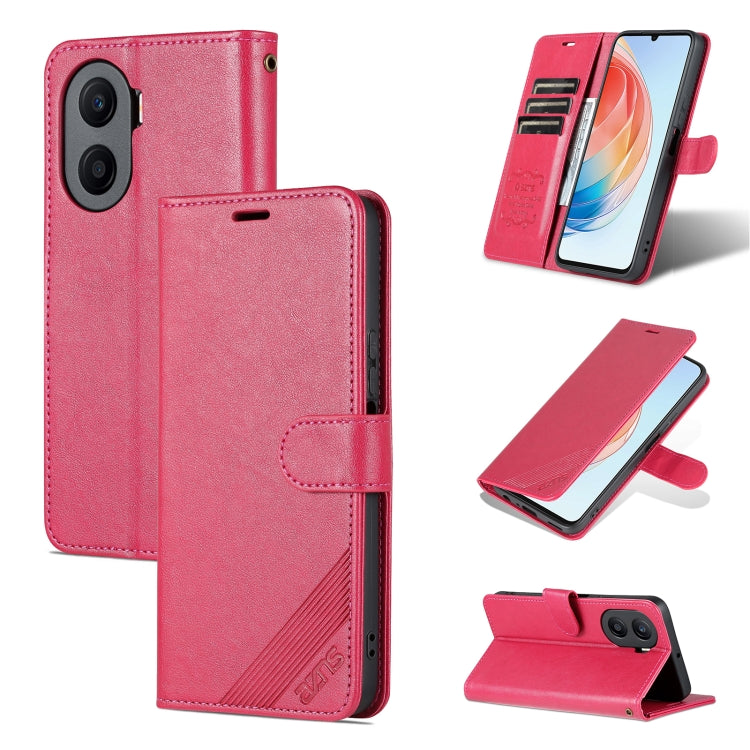 For Honor Play 40 Plus AZNS Sheepskin Texture Flip Leather Phone Case