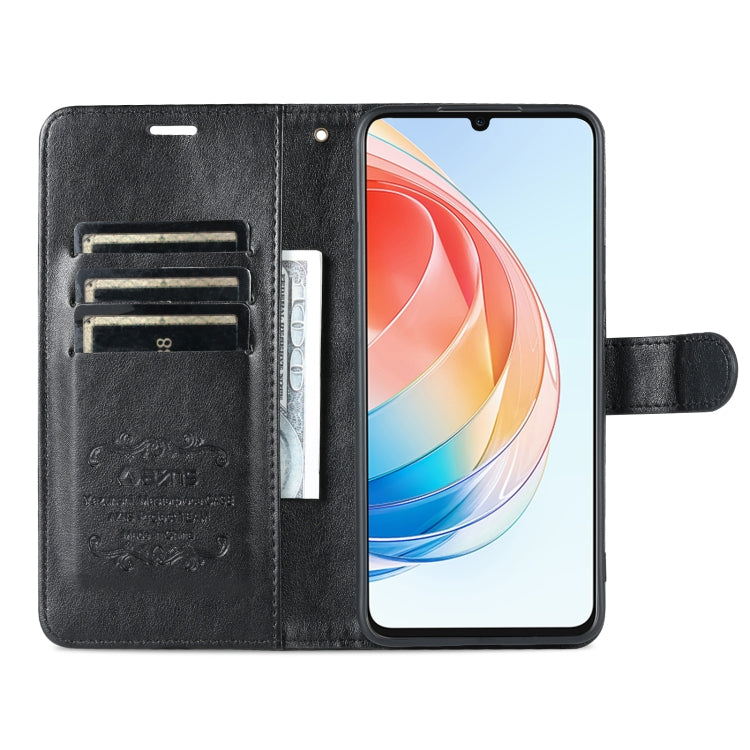 For Honor Play 40 Plus AZNS Sheepskin Texture Flip Leather Phone Case