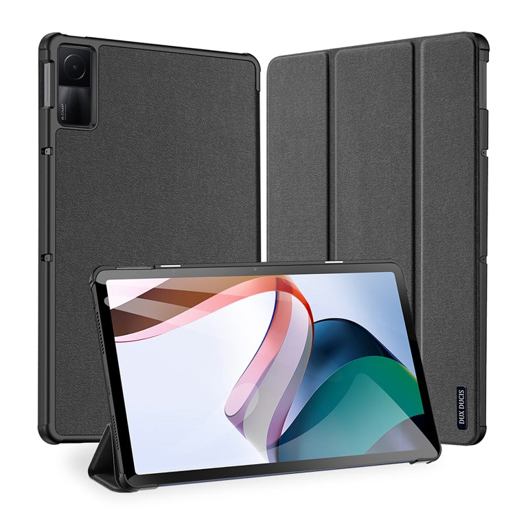 For Xiaomi Redmi Pad 10.61 DUX DUCIS Domo Series Magnetic Flip Leather Tablet Case