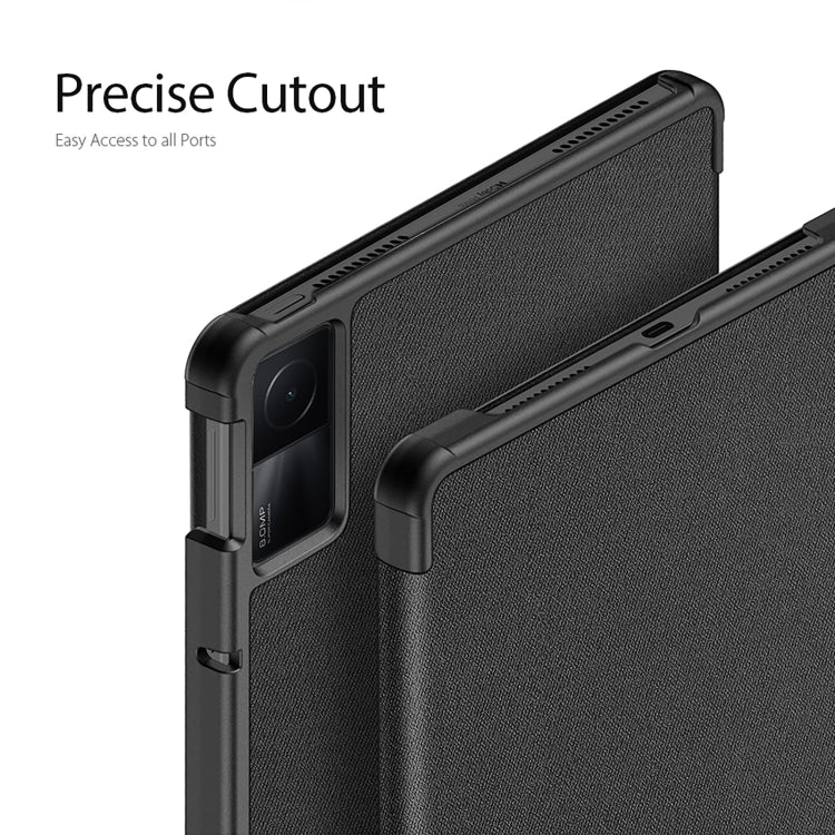 For Xiaomi Redmi Pad 10.61 DUX DUCIS Domo Series Magnetic Flip Leather Tablet Case