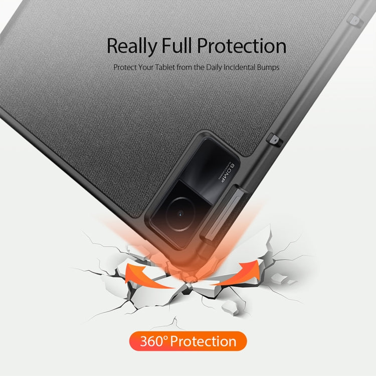 For Xiaomi Redmi Pad 10.61 DUX DUCIS Domo Series Magnetic Flip Leather Tablet Case