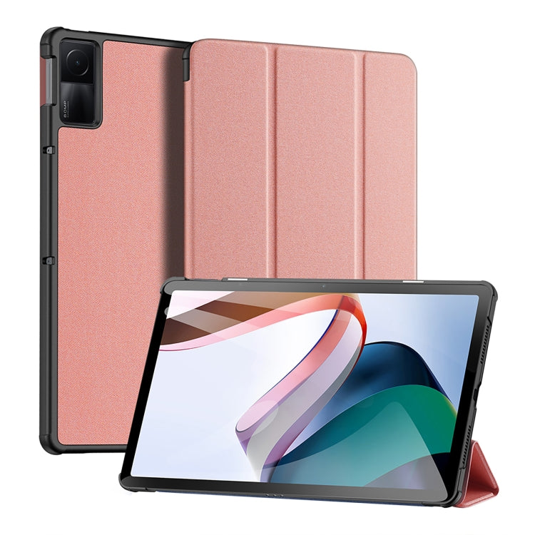 For Xiaomi Redmi Pad 10.61 DUX DUCIS Domo Series Magnetic Flip Leather Tablet Case