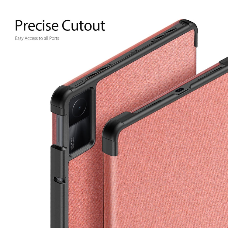 For Xiaomi Redmi Pad 10.61 DUX DUCIS Domo Series Magnetic Flip Leather Tablet Case